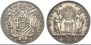 Moneta Papa Clemente XIII