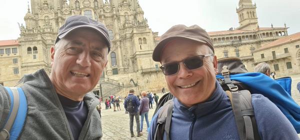 Antonio Bruschini e Antonio Calzolaro a Santiago de Compostela